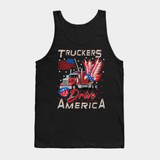 Truck Driver America Tank Top